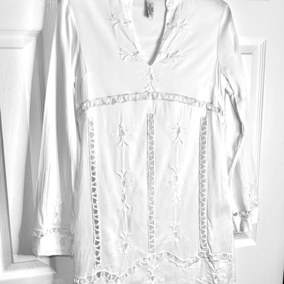 Lucky Brand Dresses & Skirts - Lucky Brand Embroidered Tunic Mini Dress